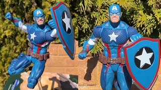 New marvel legends Captain America secret empire action figure quick look awesome figure