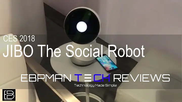 First Look - Meet JIBO your social robot that can even twerk! | CES 2018 Day 2