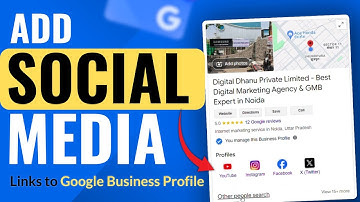 How to add Social Media Links to Google Business Profile | GMB Update 2024 | Google My Business