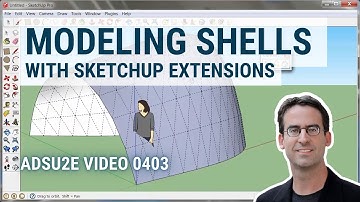 Creating Shells and Complex Surfaces using Extensions in SketchUp (ADSU2E Video 0403)