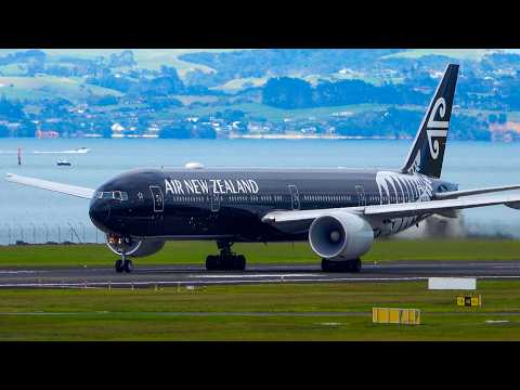 🇳🇿 Auckland Airport (AKL) Plane Spotting, New Zealand | Takeoffs and & Landings
