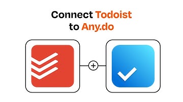 How to connect Todoist to Any.do - Easy Integration
