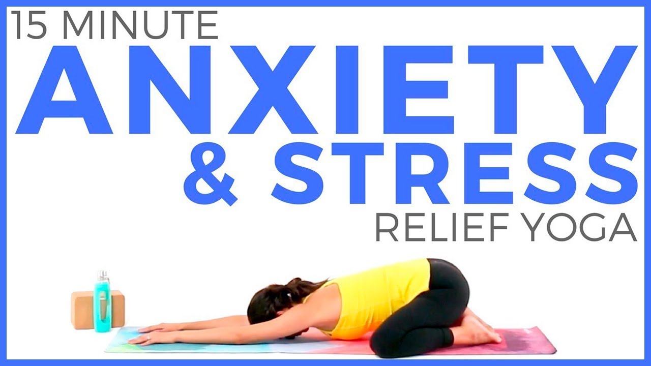 ⁣15 minute Relaxing Yoga for Anxiety and Stress Relief | Sarah Beth Yoga