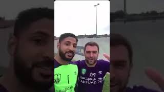 ياسر المسليم يقول بابلو صباح الخير 😂💚💚