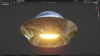 Blender Tutorial - Supertoroid mesh based UFO