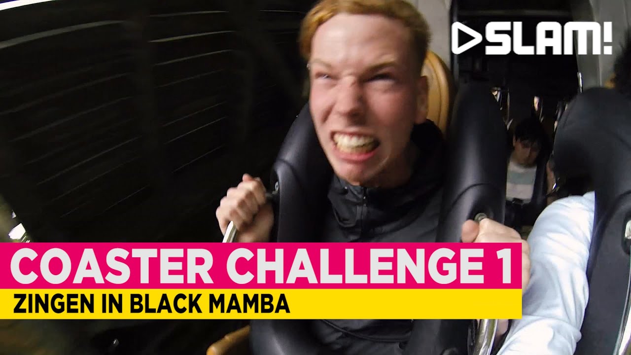 Rollercoaster Challenge #1: Zingen in Black Mamba | SLAM! producers examples
