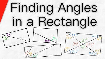 Finding Angles in a Rectangle | Geometry