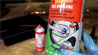 フッ素スプレーでバイクのチェーンメンテ