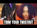 BEST WAY TO TRIM FOR A DEFINED, JUICY TWISTOUT! Sis, do it this way instead! EASY! Twistout 101 Pt 5