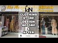 CLOTHING STORE DESIGN(BEFORE//AFTER) | INTERIOR DESIGN NEPAL