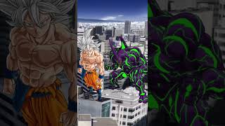 Goku vs one punch man #anime #shorts #amv #battle #edit #garou #god #music #saitama #viral #vs screenshot 5