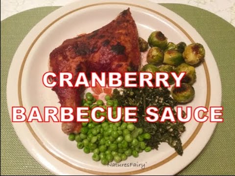 Homemade Cranberry Barbecue Sauce