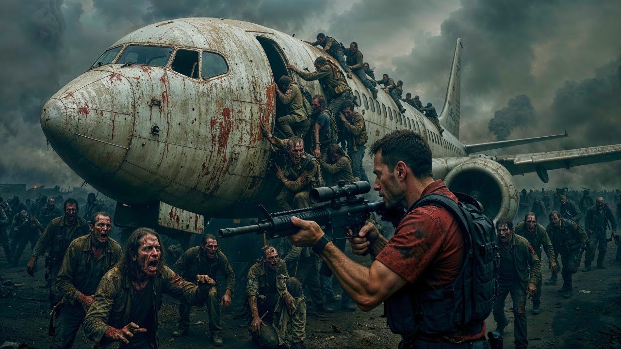 A WILD zombie virus spreads FAST, turning EVERY passenger on the plane into SAVAGE zombies