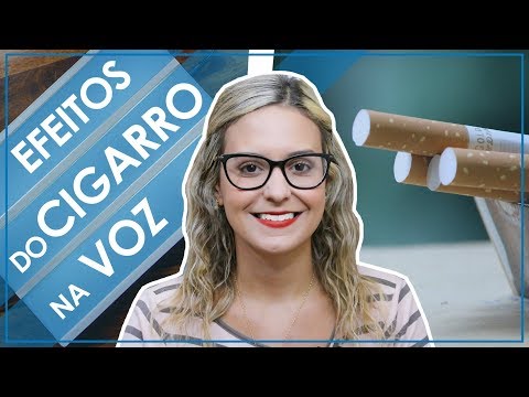 Vídeo: Fumar deixa sua voz rouca?