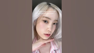 bleaching brows ⊹ #bleachbrow #eyebrowtutorial #eyebrow #bleach #eyebrowmakeup #softmakeuplook݁