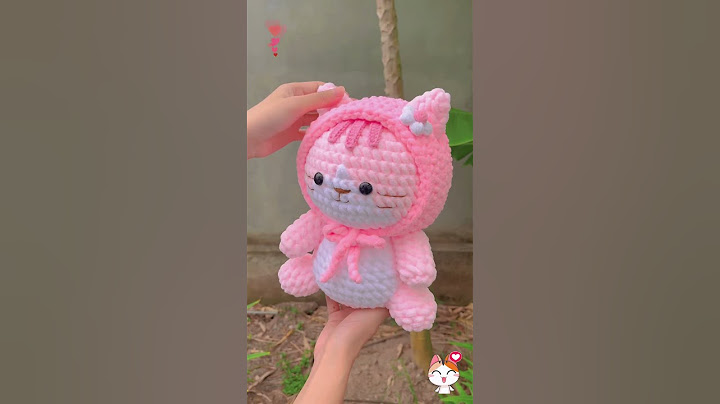 Mèo con hôm nay không muốn đi học🤪🤪🤪#crochet #handmade #xuhuongyoutube