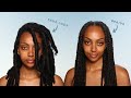 Turning My Faux Locs into Braids...