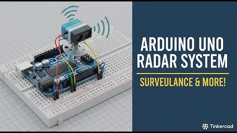 "Arduino-Based Radar System for surveillance"!! Tinker CAD Tutorial!! Ultrasonic sensor !!