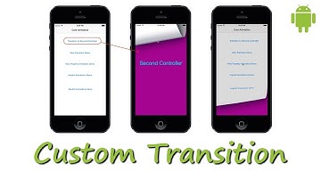 Custom Transition ¦¦ Android Tutorials From Treehouse