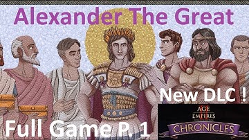 Age of Empires 2: DE - Alexander The Great Chronicles DLC Full Game Part 1 - No Commentary Gameplay