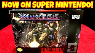 Xeno Crisis for the Super Nintendo Unboxing and Gameplay