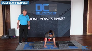 Drop Push-Up using DC Blocks
