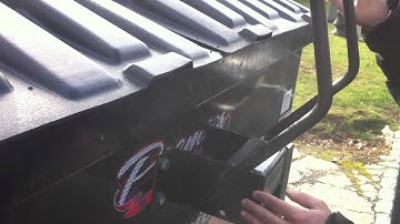 How to Open or Close Garbage Dumpster Lock Bar