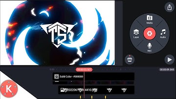 How to Make Cenimatic Glitch Logo intro in Kinemaster