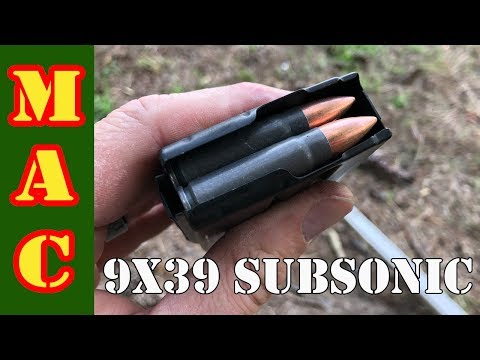 Shooting Tula 9x39 subsonic ammo at 200 and 250 yards!