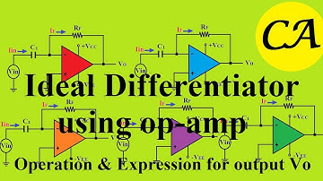 Operational amplifier as an ideal differentiator