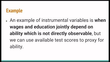 Instrumental Variable Regression Part1