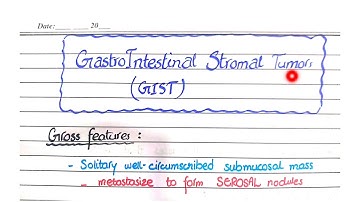 Gastrointestinal Stromal Tumor ; GIST