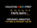 Future Value And Present Value Of An Ordinary Annuity Future Value And Present Value Of An Ordinary Annuity