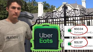 Delivering Uber Eats/InstaCart In The RICHEST Neighborhoods Of Boston  How Much Did I Make?