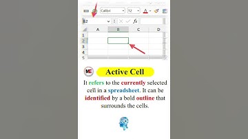 #shorts What is Active Cell in MS Excel  - Satya Kasaudhan - ME