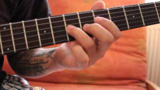 Video thumbnail of "Mantra - Sadhai sadhai Guitar lesson"