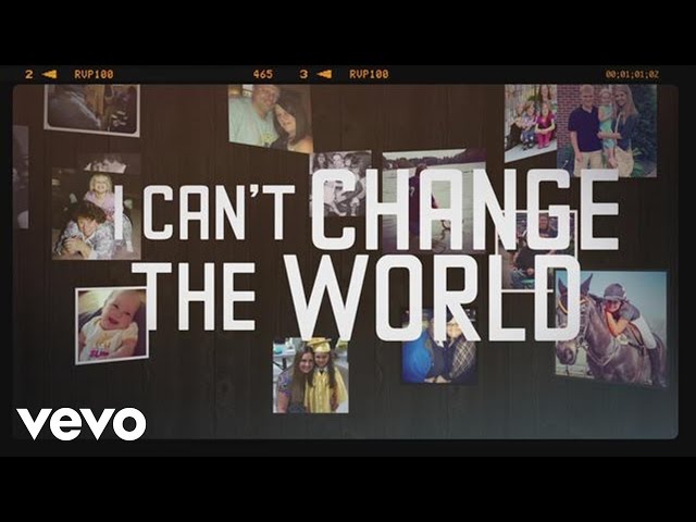 Brad Paisley - I Can't Change The World