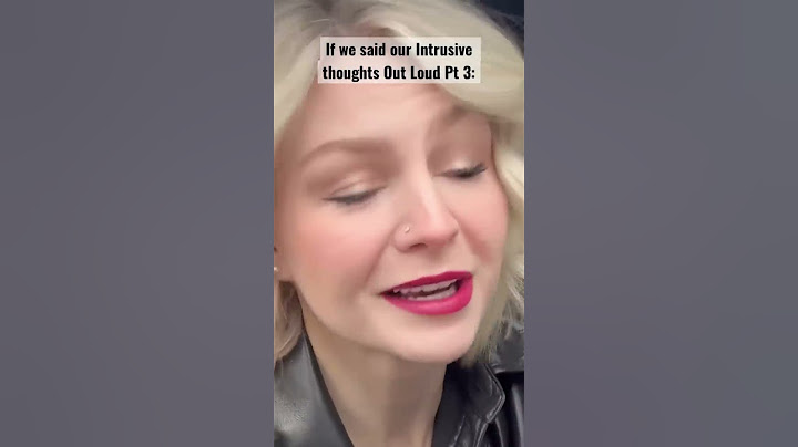 If We Said Our Intrusive Thoughts Out Loud Pt 3 #shorts