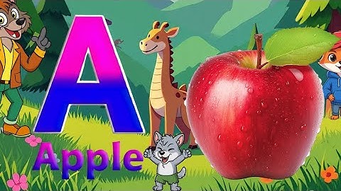 Phonics Song 2 with TWO Words in 3D - A For Airplane - ABC Alphabet Songs With Sound for Children340