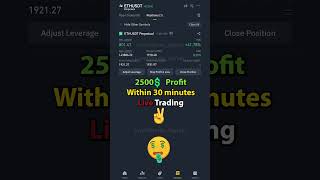 Live ETH Trading on Binance Futures ($2500 Profit) #shorts #scalping #ethereum #eth #cryptosignals