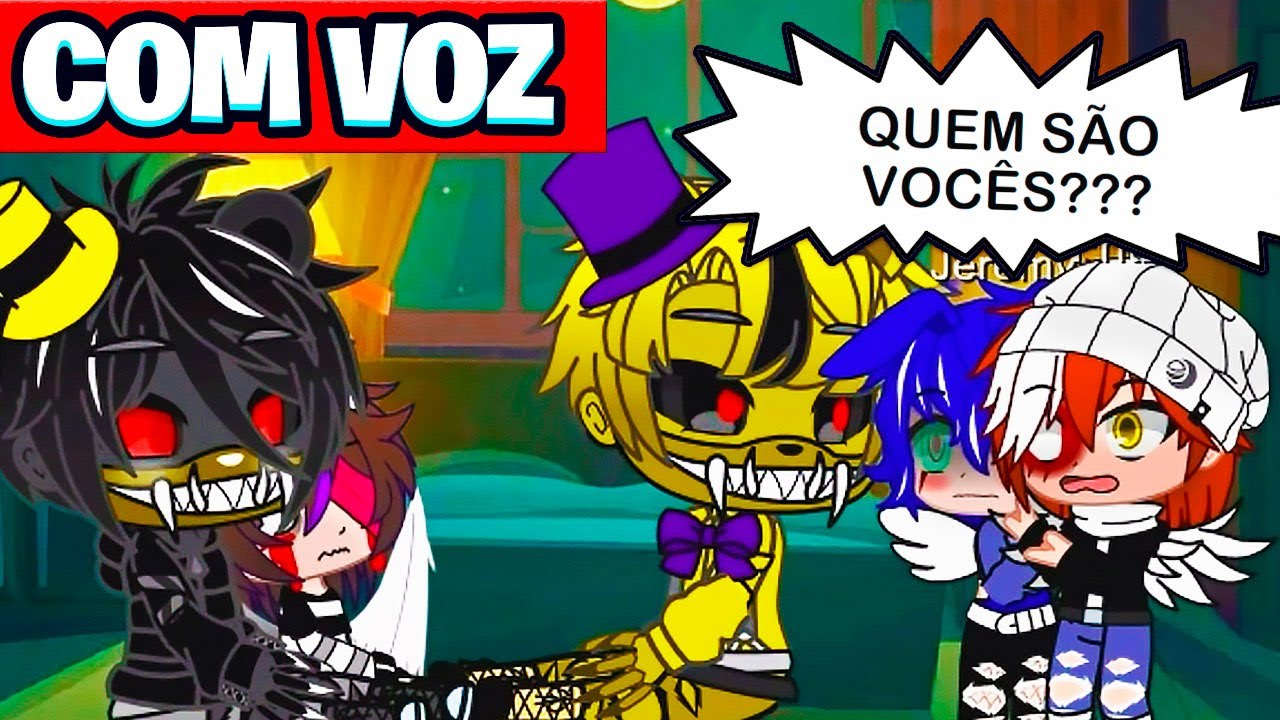 FNAF PASSA 24 HORAS NA CASA DOS AFTONS ! MINI FILME GACHA CLUB - YouTube