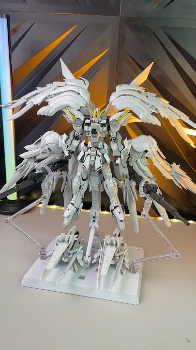 Gundam Wing Snow White Prelude Daban 8827 Metal Frame #gundam #gundamwings #mobilesuitgundam