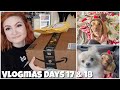opening more presents + dogs vet visit! 🎁| vlogmas days 17 & 18 | 2020 |