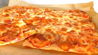 Быстрая ПИЦЦА 🍕За 15 минут в духовке🍕Заливная пицца 🍕Тесто для пиццы за 5 минут