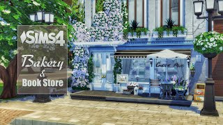 Bakery & Book Store • Retail Lot  Love Story | Britechester (NoCC) THE SIMS 4