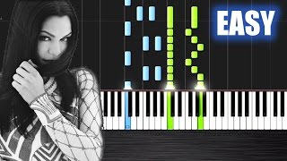 Jessie J - Flashlight - EASY Piano Tutorial by PlutaX - Synthesia screenshot 1