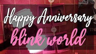 HAPPY FIRST ANNIVERSARY BLINK WORLD 