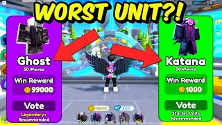 WORST UNIT in Toilet Tower Defense! #roblox