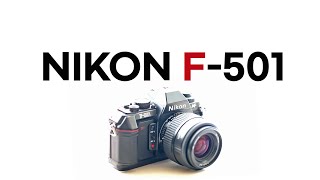 Nikon F-501 film camera. Nikon forever