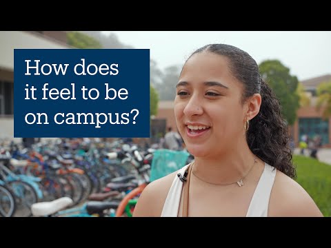 We asked: How does it feel to be on campus?
